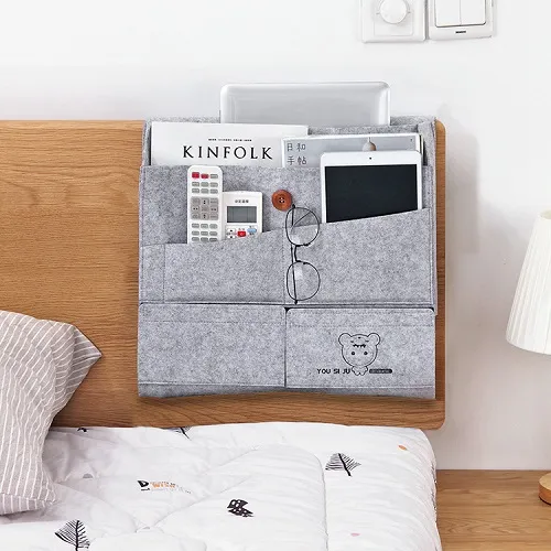 large felt storage bag with window